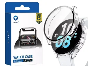 قاب و گلس ساعت هوشمند سامسونگ 40 میلی‌متری سری 4 لیتو Lito SPlus cover suitable Samsung Galaxy Watch 4 40mm smart watch