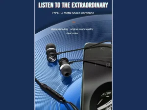 هندزفری سیمی تایپ سی ایکس او XO in-ear wired headphones EP56