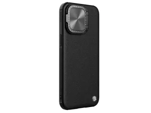 قاب محافظ آیفون 15 پرومکس نیلکین Nillkin Camshield Prop Leather Camera protective cover case Apple iPhone 15 Pro Max