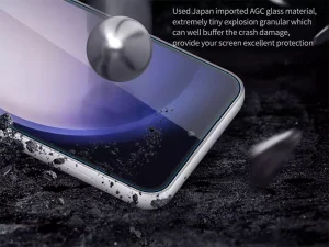 گلس سامسونگ گلکسی اس 23 اف‌ای نیلکین Nillkin Samsung Galaxy S23 FE H+Pro tempered glass