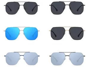 عینک آفتابی مردانه پلاریزه طرح کلاسیک karen bazaar CP2261 Classic Men&#39;s Cycling Sunglasses Metal