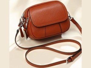 کیف دوشی زنانه و دخترانه چرمی Genuine Leather Women&#39;s Versatile Crossbody Shoulder Bag 8994