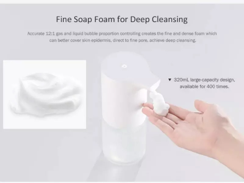 xiaomi mijia automatic foam soap dispenser