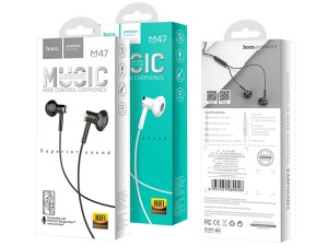 هندزفری سیمی با جک 3.5 میلیمتری هوکو Hoco Wired earphones 3.5 mm M47 Canorous with mic
