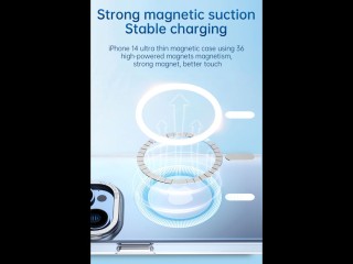 قاب شفاف مگنتی آیفون 14پلاس ویوو Wiwu Ultra Thin Magnetic Phone Case for IP 14/6.7&#39;&#39; Plus MCC-102