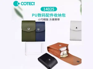 کیف لوازم جانبی کوتتسی Coteetci Digital Accessories PU Storage Bag 14025-BK