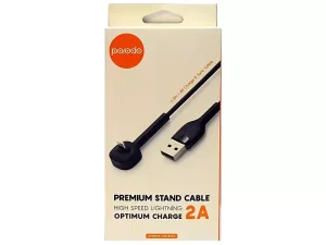 کابل لایتنینگ گیمینگ 2 آمپر 1.2 متری پورودو Porodo PD- STCA Premium Stand Cable High Speed Lightning
