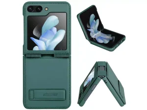 قاب محافظ گوشی سامسونگ زد فلیپ 5 نیلکین Nillkin Qin Vegan leather case Samsung Galaxy Z Flip5