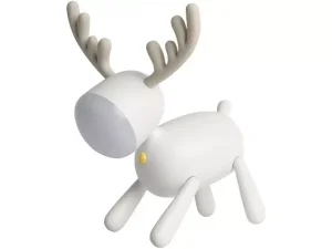 چراغ رومیزی سیلکونی فانتزی شارژی طرح گوزن L17 Cartoon deer small night light USB charging