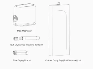 خشک کن کفش هوشمند شیائومی Xiaomi Mijia Five Multifunctional Smart Shoe Dryer YSHGJ001HJ