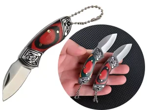 چاقو آنباکسینگ تاشو استیل ضدزنگ mini folding knife stainless steel self-defense fruit