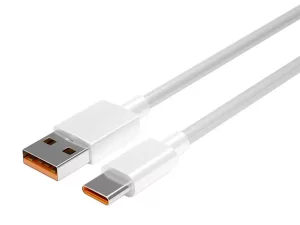 شارژر دیواری یو اس بی 120 وات همراه با کابل شارژ تایپ‌سی شیائومی Xiaomi Mi MDY-12-ED USB Fast Charger Adapter Type-C Cable