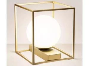 چراغ رومیزی شیائومی label EGLO gold cube atmosphere table lamp 97794C