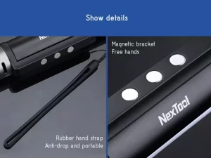 چراغ قوه و پاوربانک 6 کاره شیائومی Xiaomi NE20030 NexTool Outdoor 6 in 1 Thunder Flashlight