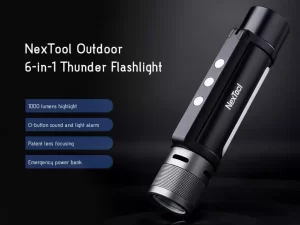 چراغ قوه و پاوربانک 6 کاره شیائومی Xiaomi NE20030 NexTool Outdoor 6 in 1 Thunder Flashlight