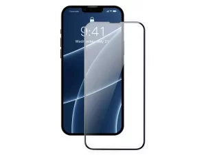 گلس شفاف آیفون 13 مینی تمام صفحه بیسوس (پک 2 تایی) Baseus Apple iPhone 13 Mini Crack Resistant SGQP020001