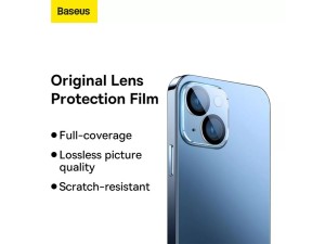 محافظ لنز دوربین آیفون 14 و 14 پلاس بیسوس (پک دو عددی) Baseus 14/14 Plus Lens Film Protector SGQK000702