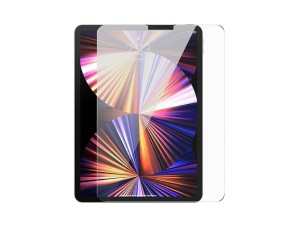 محافظ صفحه نمایش شیشه‌ای آیپد پرو بیسوس Baseus SGBL021202 | Tempered glass 3D for Apple iPad Pro 12.9 &#39;&#39; 2018/2020/2021