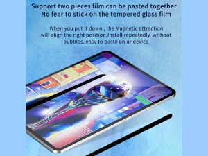 محافظ صفحه نمایش مغناطیسی آیپد مینی 10.2 و 10.5 اینچ ویوو WiWU Removable Magnetic Screen Protector iPad mini 10.2&amp;10.5