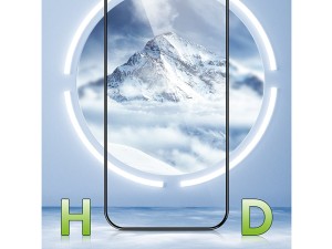 محافظ صفحه نمایش شیشه ای آیفون 14 گرین Green iPhone 14 3D Curved Pro Glass