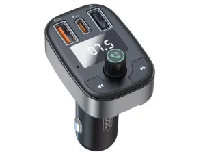 شارژر فندکی و گیرنده بلوتوث خودرو با توان 50 وات ایکس او XO FM Car Transmitter BCC06 with Bluetooth / USB 50W