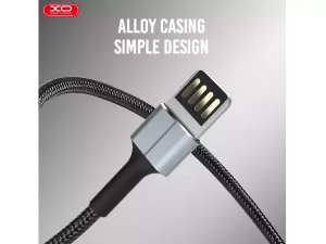 کابل شارژ سریع و انتقال داده میکرو به یواس‌بی یک متری ایکس‌او XO double side insert charging cable MICRO USB NB116