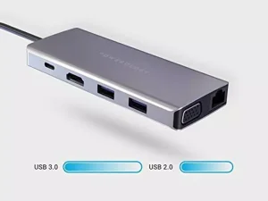 هاب تایپ سی 11 پورت پاورولوژی Powerology 11 in 1 USB-C Hub P11CHBMCGY