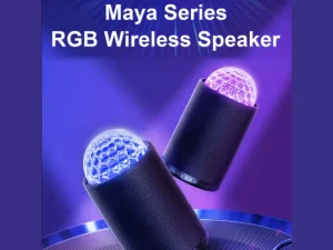 اسپیکر بی سیم قابل حمل جویروم JOYROOM JR-MS01 Maya Series Colorful Ambience Lights Bluetooth speaker