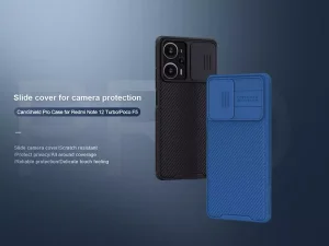 قاب شیائومی ردمی نوت 12 توربو و پوکو اف 5 نیلکین Nillkin Xiaomi Redmi Note 12 turbo/Poco F5 CamShield Pro Case