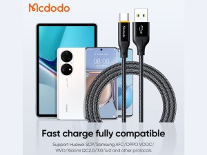 کابل سوپر فست شارژ هوشمند یو اس بی به تایپ سی 100 وات 1.2 متر مک دودو Mcdodo CA-3020 PD Fast Charge USB/Type-C Cable
