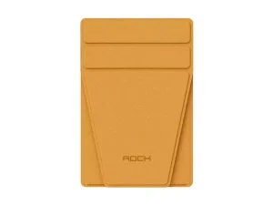 پایه نگهدارنده و کیف کارت اعتباری مگنتی چرمی آیفون سری 12 راک ROCK RPH0968 Magnetic Card holder Stand