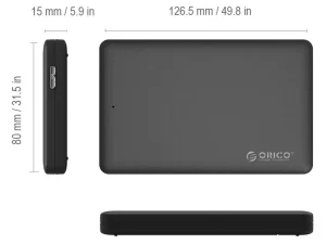 باکس هارد درایو 2.5 اینچی اوریکو Orico 2577U3 2.5 inch USB3.0 Hard Drive Enclosure