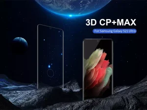 محافظ صفحه نمایش شیشه‌ ای نیلکین سامسونگ Nillkin Samsung Galaxy s21 Ultra 3D CP+MAX Anti-Explosion Glass