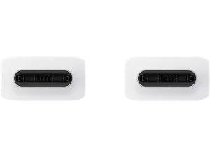 کابل سوپر فست شارژ دو سر تایپ سی اصلی سامسونگ Samsung 5A USB-C to USB-C Cable 1.8m EP-DX510JWEGUS
