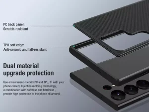 قاب محافظ سامسونگ اس 23 اولترا نیلکین Nillkin Samsung Galaxy S23 Ultra Super Frosted Shield Pro cover case