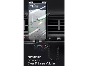 گیرنده بلوتوث داخل ماشین آی یو ایکس یوسامز Usams US-SJ464 Car Wireless Audio Receiver