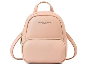 مینی کوله پشتی دخترانه و زنانه تائومیک میک Taomicmic D7089-E Faux Leather Lettering Mini Backpack