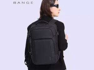 کوله پشتی یو اس بی دارد ضد آب لپ تاپ 15.6 اینچ بنج BANGE BG-7690 Waterproof Laptop Backpack