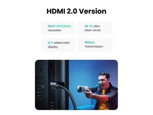 کابل اچ دی ام آی یوگرین Ugreen HD119 40108 HDMI Male To Male Cable 30M