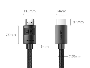 کابل اچ دی ام آی یوگرین Ugreen HD119 40107 HDMI Male To Male Cable 25M
