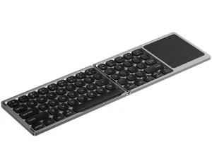 کیبورد بی سیم تاشو شارژی با تاچ پد ویوو WIWU Bluetooth Folding Keyboard Laptop FMK-04