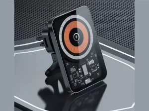 هولدر و شارژر بی سیم گوشی موبایل مگنتی داخل خودرو رسیRecci RHO-C31 Wireless Car Holder Magnetic Charger