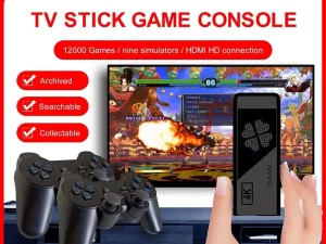 کنسول بازی به همراه دسته بازی بیسیم 4K Game Stick Lite