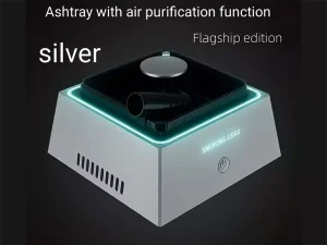 زیرسیگاری تصفیه هوا بدون دود بدون نور ال‌ای‌دی چند منظوره Smokeless 2 in 1 Air Purifier Ashtray Air Purifier Ashtrays with LED Light