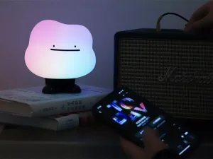 چراغ خواب کارتونی طرح ابر night light silicone cloud USB rechargeable table lamp HL-24