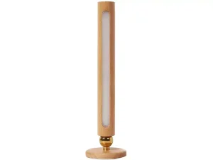 چراغ ال ای دی چوبی شارژی چندکاره 360 Degree Rotatable Wooden LED Wall Lamp