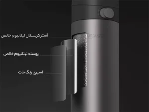 قمقمه تیتانیوم شیائومی Xiaomi Mijia SJ050201X Thermos Cup Ti 450ml Pure Titanium Material
