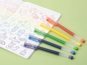 بسته 5 تایی خودکار شیائومی Xiaomi Mi mjzxb03wc jumbo Colourful pengel pens
