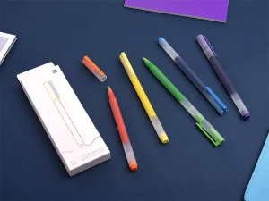 بسته 5 تایی خودکار شیائومی Xiaomi Mi mjzxb03wc jumbo Colourful pengel pens