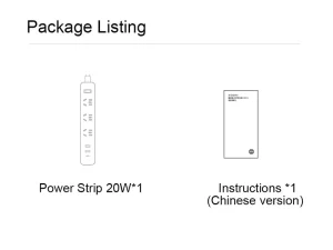 چند راهی 3 سوکت، 2 یو اس بی و 1 تایپ سی شیائومی Xiaomi XMCXB05QMN Power Strip 1Type C 2USB 3 Power Socket